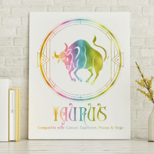 Taurus-Kompatibilität Leinwanddruck