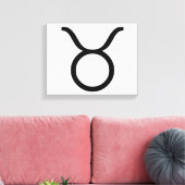 Taurus Leinwanddruck (Insitu (Wohnzimmer))