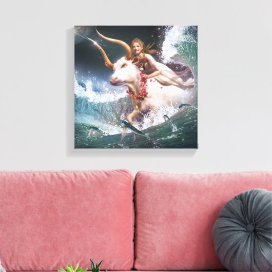 Taurus Leinwanddruck (Insitu (Wohnzimmer))