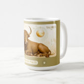 Taurus Lily Art Nouveau Tasse (VorderseiteRechts)