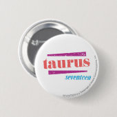 Taurus LtPink Button (Vorne & Hinten)