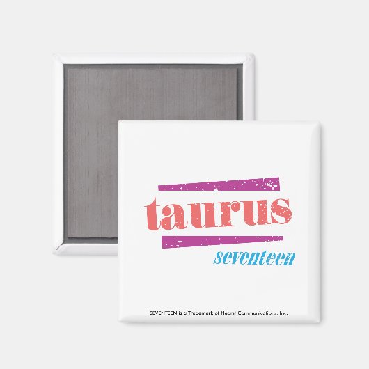 Taurus LtPink Magnet (Vorderseite/Rückseite)