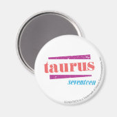 Taurus LtPink Magnet (Vorderseite/Rückseite)