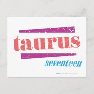 Taurus LtPink Postkarte