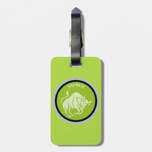 Taurus Luggage Tag Gepäckanhänger (Rückseite vertikal)