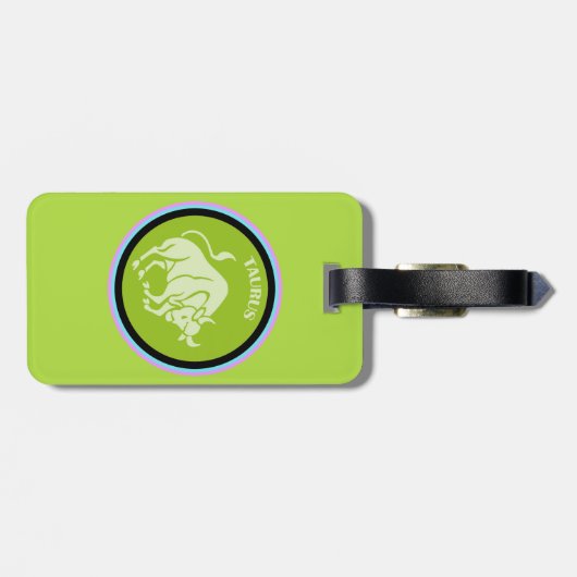 Taurus Luggage Tag Gepäckanhänger (Rückseite horizontal)