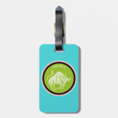 Taurus Luggage Tag Gepäckanhänger (Rückseite vertikal)