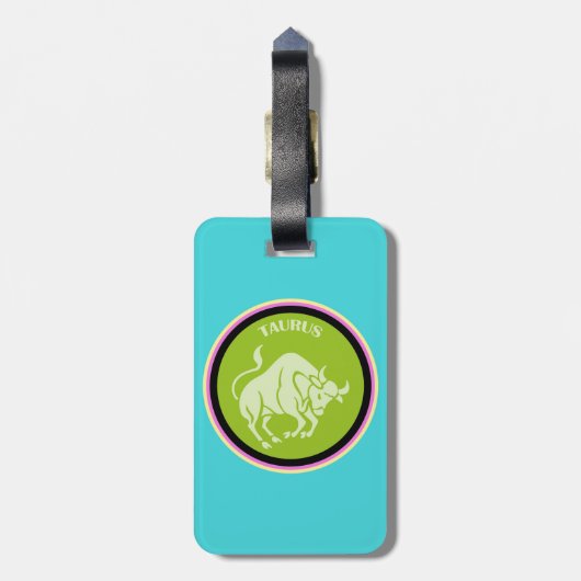 Taurus Luggage Tag Gepäckanhänger (Rückseite vertikal)