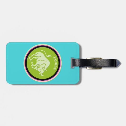 Taurus Luggage Tag Gepäckanhänger (Rückseite horizontal)