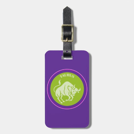 Taurus Luggage Tag Gepäckanhänger (Vorderseite vertikal)