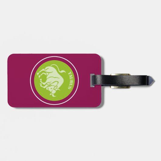 Taurus Luggage Tag Gepäckanhänger (Rückseite horizontal)