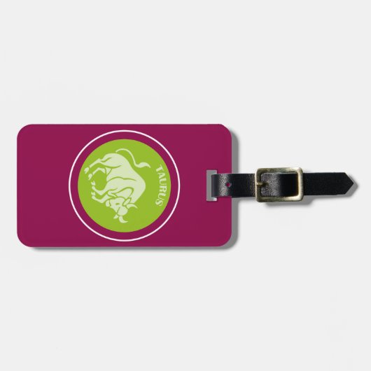 Taurus Luggage Tag Gepäckanhänger (Vorderseite horizontal)