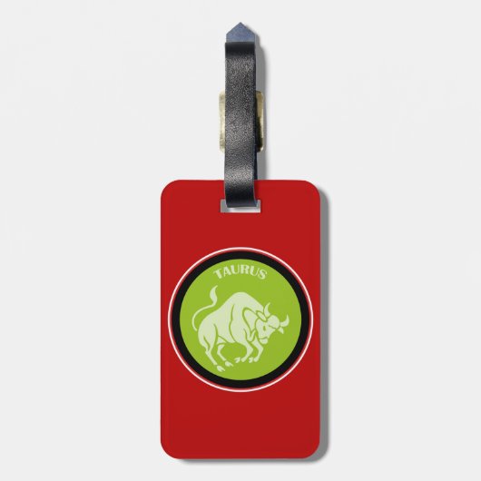 Taurus Luggage Tag Gepäckanhänger (Rückseite vertikal)