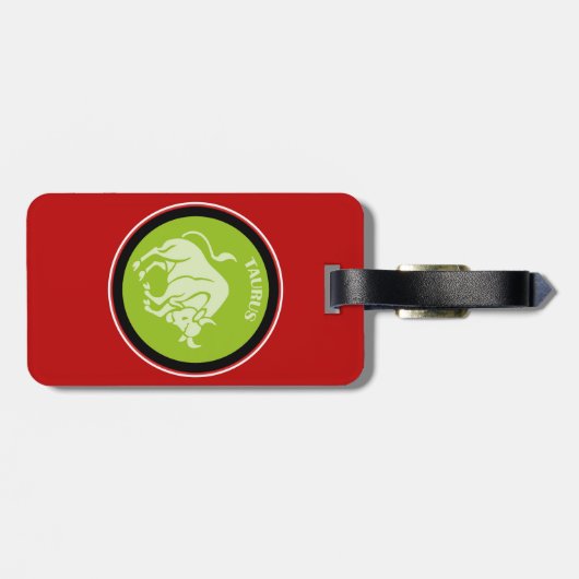 Taurus Luggage Tag Gepäckanhänger (Rückseite horizontal)