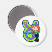 Taurus Magnet (Vorderseite/Rückseite)