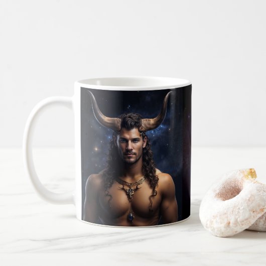 Taurus Male Astrologische Tasse (Mit Donut)