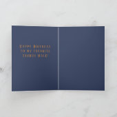 Taurus Male Birthday Card Feiertagskarte (Innenseite)