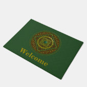 Taurus Mandala Doormat Fußmatte (Schrägansicht)