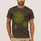 Taurus Mandala Men Dark Shirt (Vorderseite)