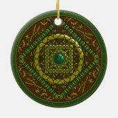 Taurus Mandala Ornament (Hinten)