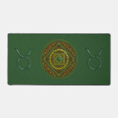 Taurus Mandala Schreibtischunterlage (Vorderseite)