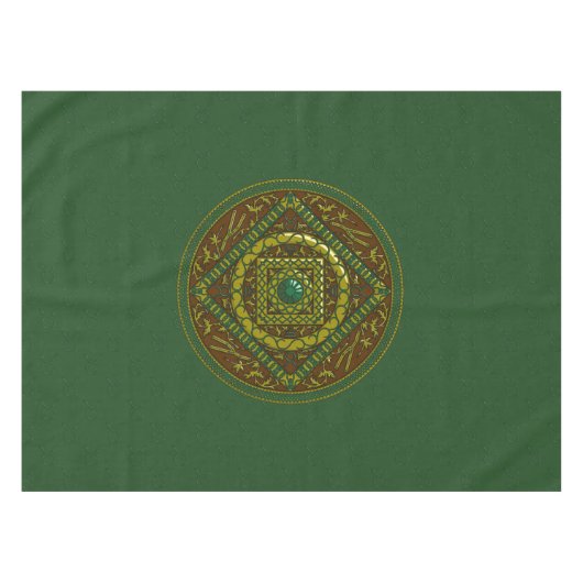 Taurus Mandala Tablecloth Tischdecke (Vorderseite (Horizontal))