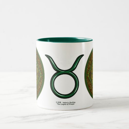 Taurus Mandala Tasse (Mittel)