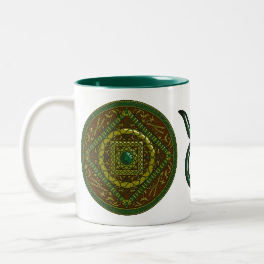 Taurus Mandala Tasse (Links)