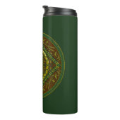 Taurus Mandala Thermal Tumbler Thermosbecher (Nach rechts gedreht)
