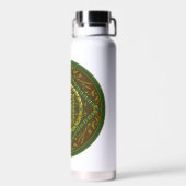 Taurus Mandala Trinkflasche (Rückseite)