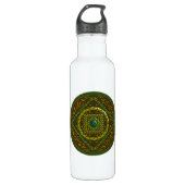 Taurus Mandala Wasserflasche Trinkflasche (Vorderseite)