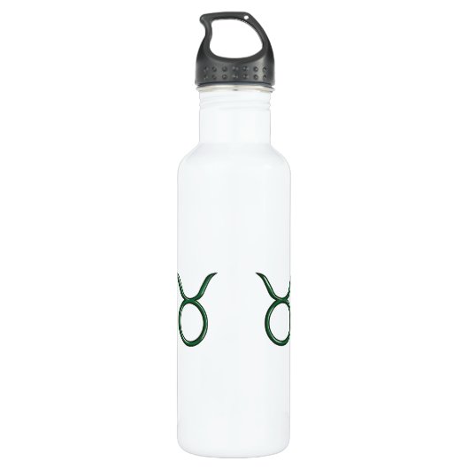 Taurus Mandala Wasserflasche Trinkflasche (Rückseite)