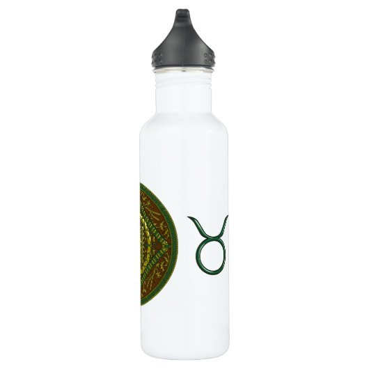 Taurus Mandala Wasserflasche Trinkflasche (Rechts)