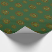Taurus Mandala Wrapping Paper Geschenkpapier (Ecke)