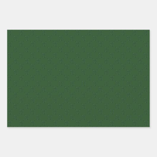 Taurus Mandala Wrapping Paper Set Geschenkpapier Set (Vorderseite 2)