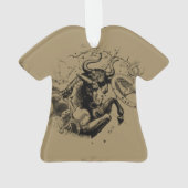 Taurus Map by Hevelius circa 1690 Ornament (Rückseite)