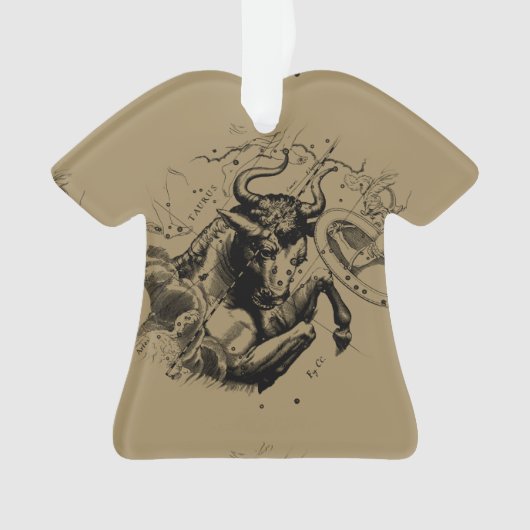 Taurus Map by Hevelius circa 1690 Ornament (Vorderseite)