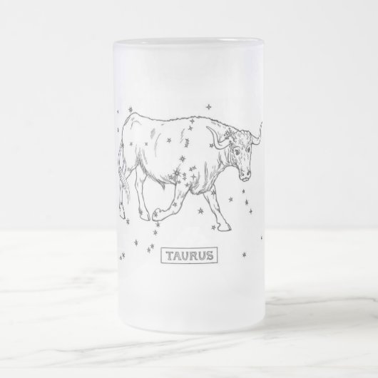 Taurus Mattglas Bierglas (Mittel)