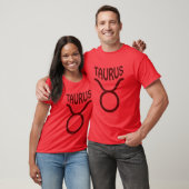 Taurus Mens Red T - Shirt (Unisex)