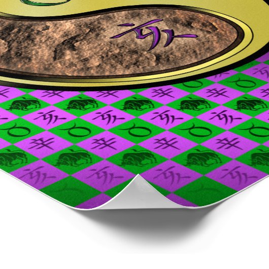 Taurus & Metal Boar Poster (Ecke)