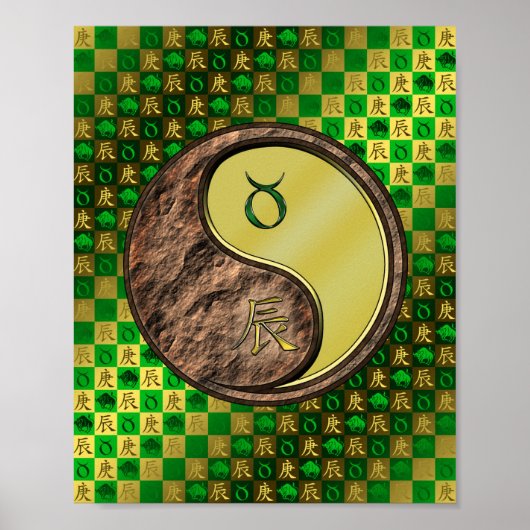 Taurus & Metal Dragon Poster (Vorne)