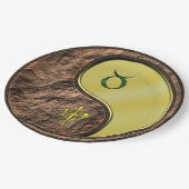 Taurus & Metal Monkey Pappteller (Schrägansicht)