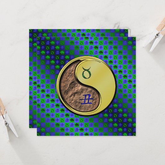 Taurus & Metal Ox Karte (Vorderseite/Rückseite Beispiel)