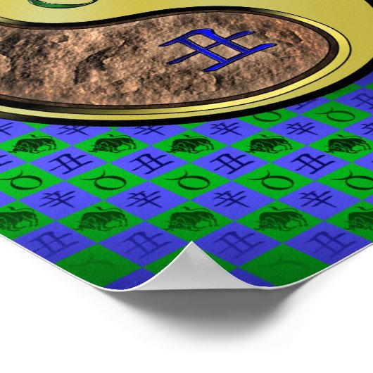 Taurus & Metal Ox Poster (Ecke)