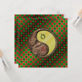 Taurus & Metal Tiger Karte (Vorderseite/Rückseite Beispiel)