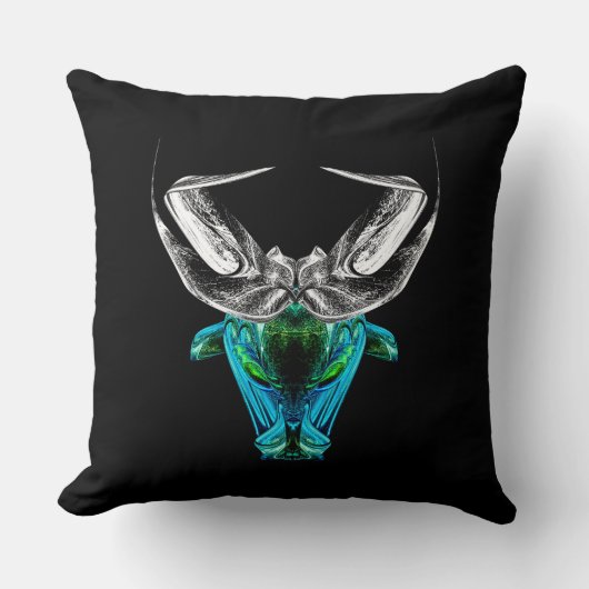 Taurus – Minimalist Zodiac Decorative Pillow Kissen (Vorderseite)