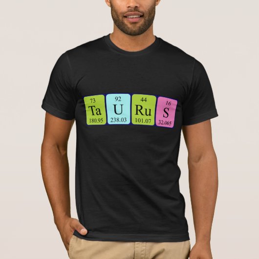 Taurus Periodenname Shirt (Vorderseite)