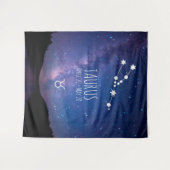 Taurus | Personalisierte Astrologie Wandteppich (Vorderseite (Horizontal))