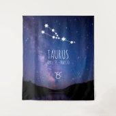 Taurus | Personalisierte Astrologie Wandteppich (Vorderseite)