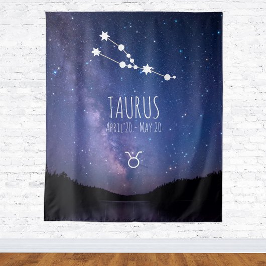 Taurus | Personalisierte Astrologie Wandteppich